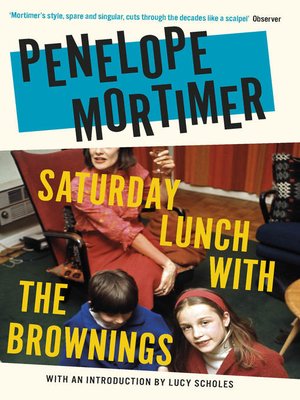 cover image of Saturday Lunch with the Brownings
